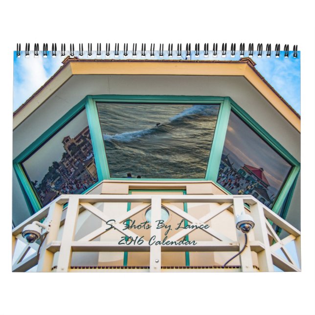 2016 pôrs do sol e calendário da vida da praia (Capa)