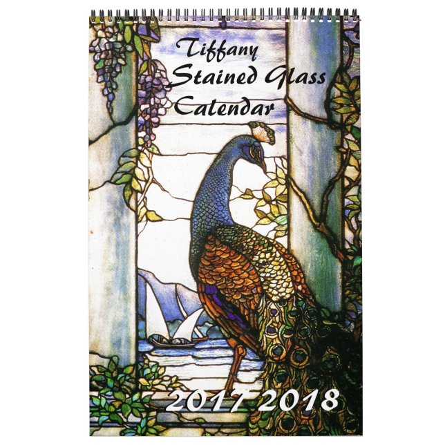 2017 2018 calendários da natureza do vitral de (Capa)