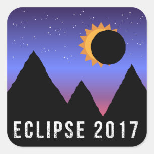 2017 etiquetas temáticos do eclipse solar