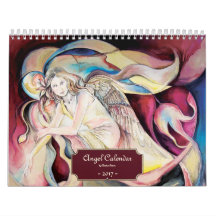 2017 um calendário do anjo - meio