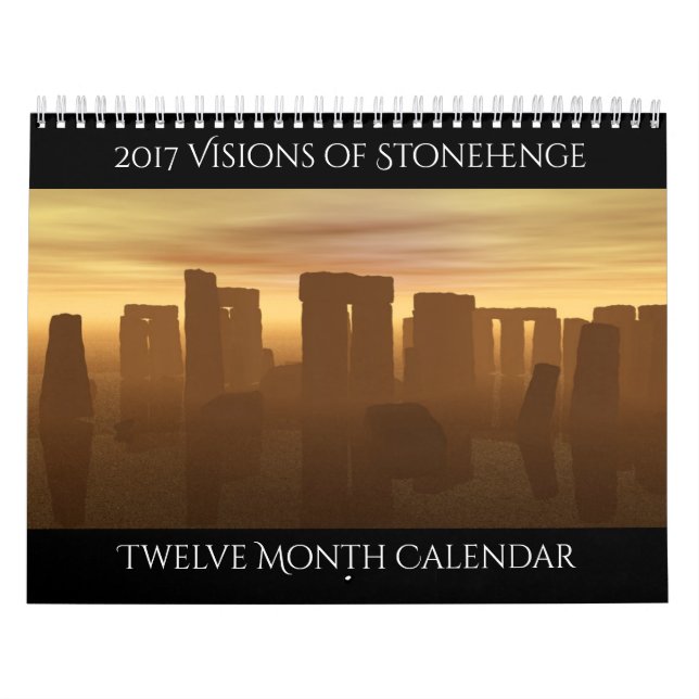 2017 visões do calendário de Stonehenge (Capa)