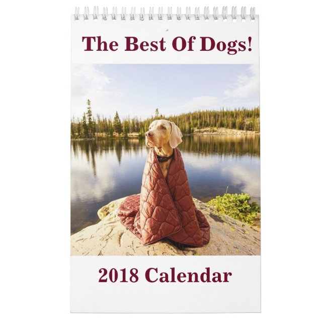 2018 o melhor dos cães! Calendário (Capa)