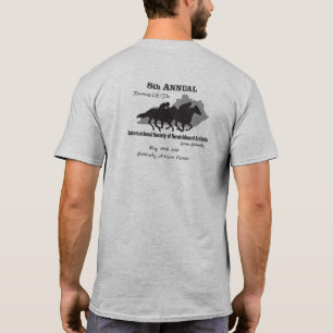 2019 t-shirt anual do ISSA - cavalos de