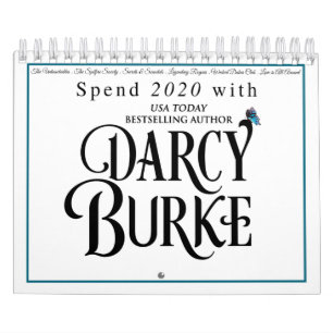 2020 Calendário Histórico de Romance de Darcy Bu