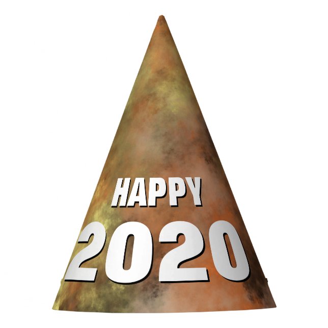 "2020" chapéus FELIZ do partido de ano novo (Frente)