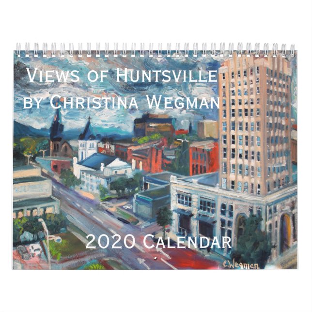 2020 vistas do calendário de Huntsville (Capa)