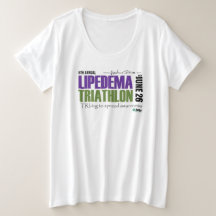 2021 Lipedema Triathlon - Camisa de Tamanho Mais