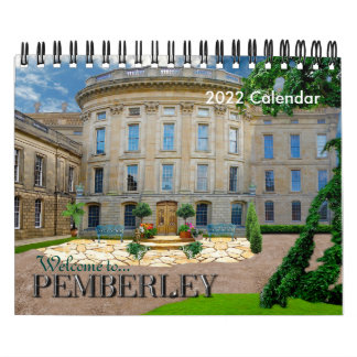 2022 Calendário interior "Pemberley"