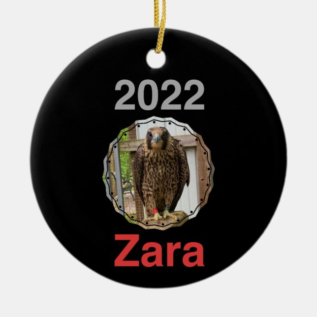 2022 Ornamento do Círculo Cerâmico Zara (Frente)