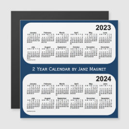 2023-2024 Caixa de Polícia Calendário Azul de 2 An
