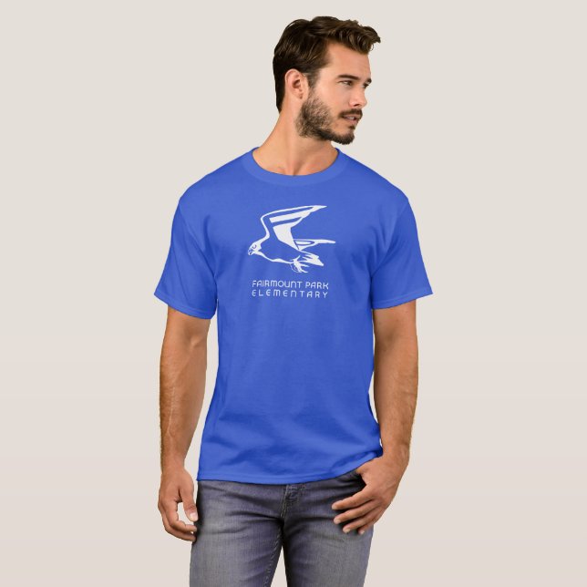 2023-24 FPE Falcon Blue Mens T-Shirt (Frente Completa)