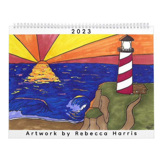 2023 A Coleção de Calendário de Trabalho de arte (Capa)