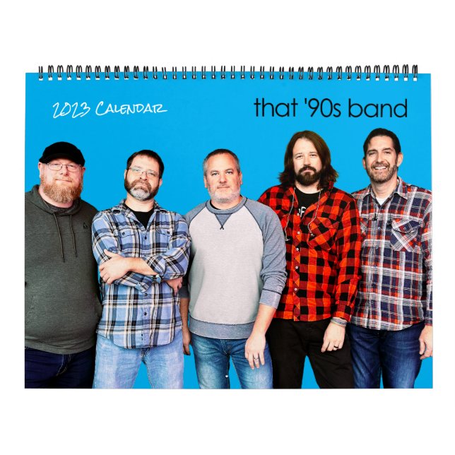2023 Aquele Calendário de Bandas dos anos 90 (Capa)