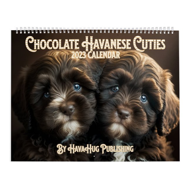 2023: Calendário Da Puppia De Chocolate Havanês Po (Capa)