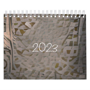 2023 Calendário Pequeno com Duas Páginas, Calendár