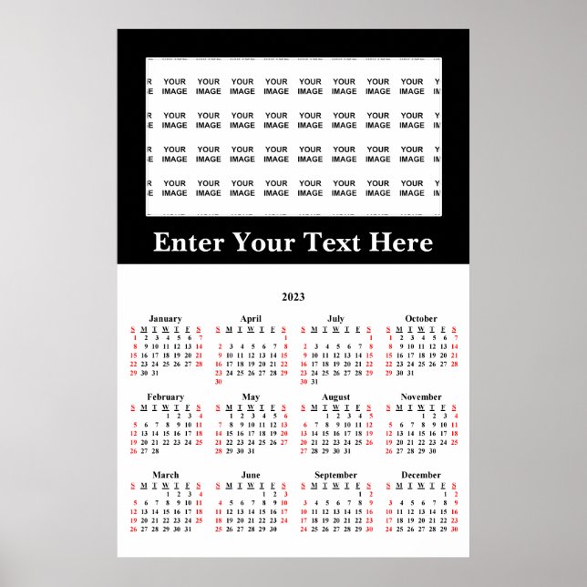 2023 Crie Seu Próprio Calendário de Poster Persona (Frente)