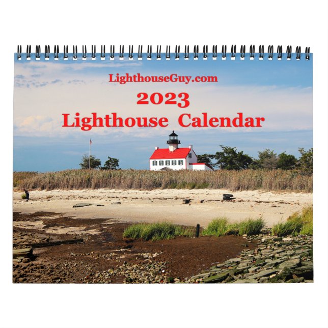 2023 LighthouseGuy.com Calendário do farol (Capa)
