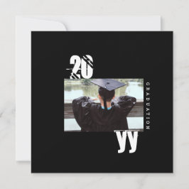 2023 Tipografia de Graduação Foto Negrito Mínima