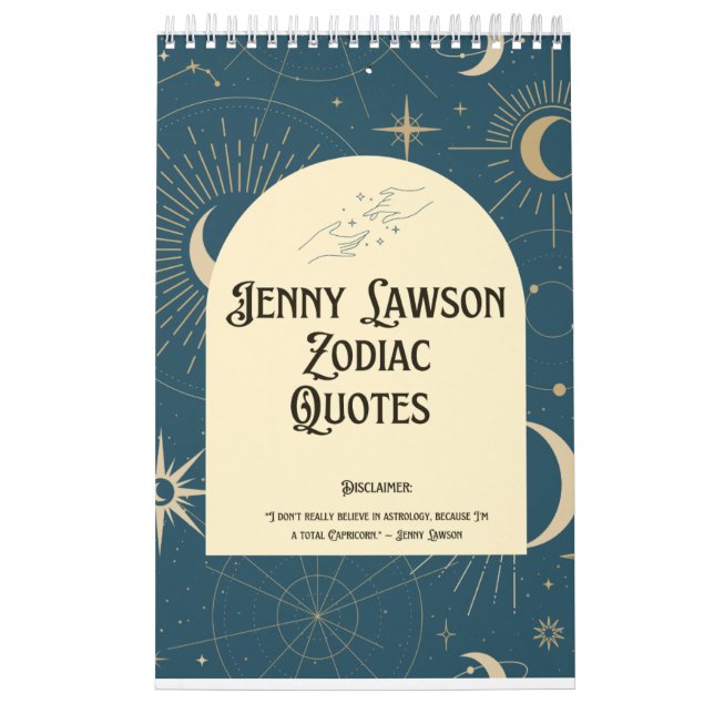 2024 Calendário de citação de Jenny Lawson Zodiac (Capa)