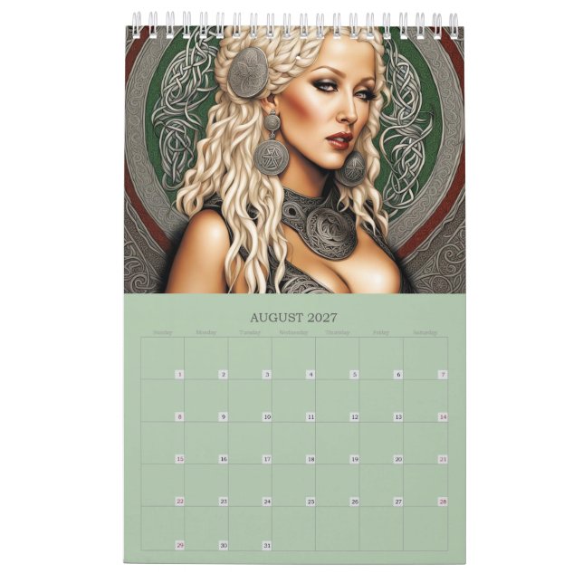 2024 Forte Calendário das Mulheres (Ago 2027)
