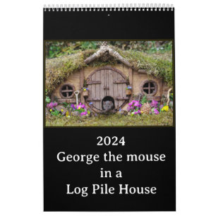 -2024- George the mouse - calendário da aldeia de