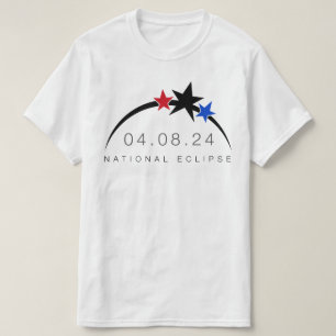 2024 Valor Total do Eclipse Solar T-Shirt