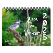 2025 Aves do Calendário Vermont