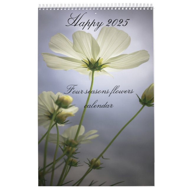 2025 Calendário das flores de Quatro Assons (Capa)