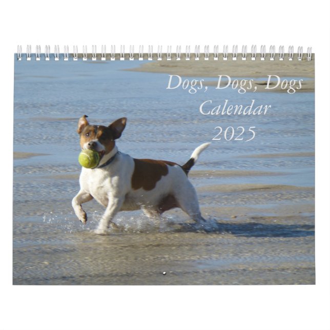 2025 Calendário dos cães, cães (Capa)