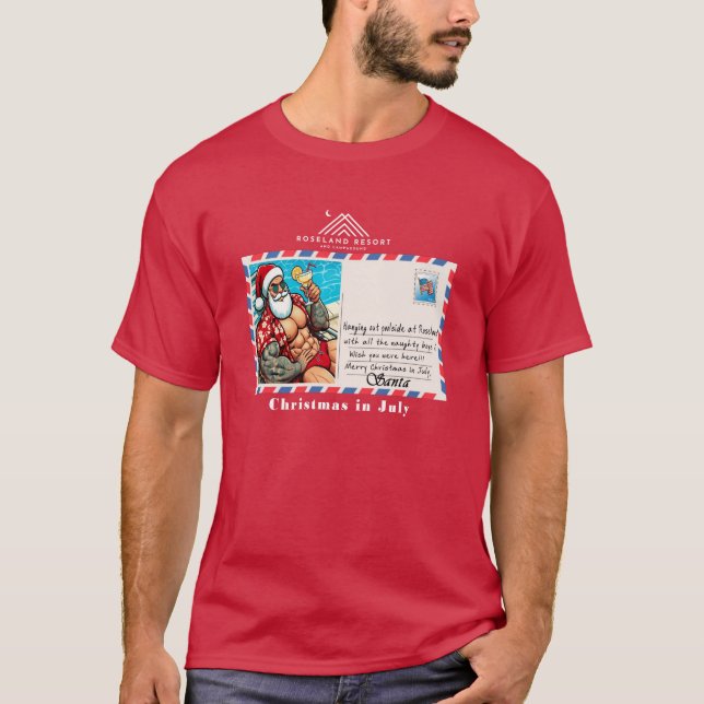 2025 Christmas in July T-Shirt (Frente)