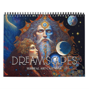 2025 Dreamscapes 2 Calendário de Arte Visionária S