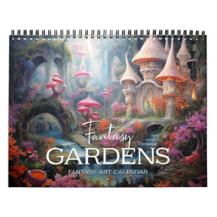 2025 Fantasy Gardens 2 Calendário