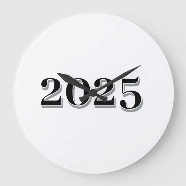 2025: Na moda de relógio moderno para véspera (Frente)