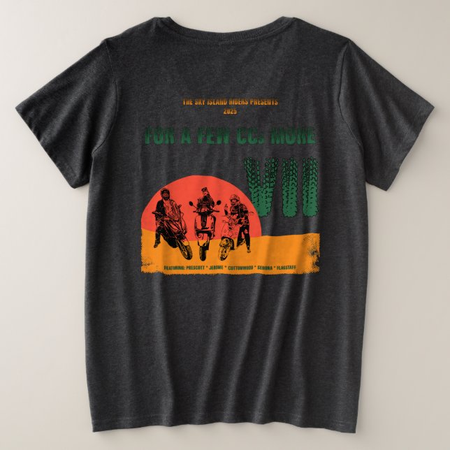 2025 Para Alguns Camisas Mais VII (Verso do Design)