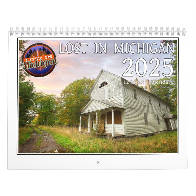 2025 Perdido No Calendário Da Muralha De Michigan (Capa)