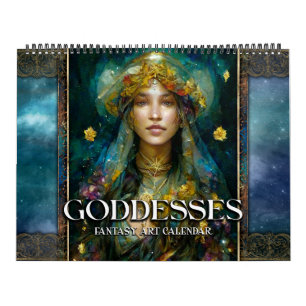 2026 Deusas 2 Calendário de Arte Fantasia