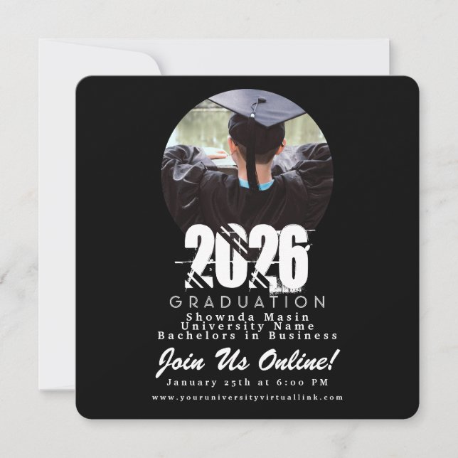 2026 Graduation Chalk Board Photo (Frente)