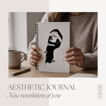 2026 Minimal Silhouette Journal for Reflection