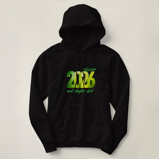 2026 NEW YEAR ADULT PULLOVER HOODIE (Frente do Design)