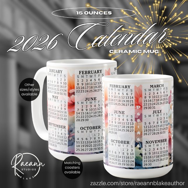 2026 Personalizado 15 oz. Caneca Cerâmica de Calen (Criador carregado)