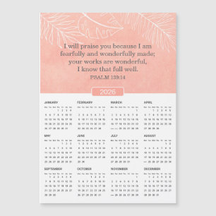 2026 Salmo Cor de Água Rosa 139:14