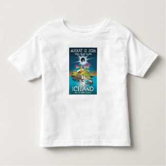 2026 total eclipse in Iceland - t-shirt