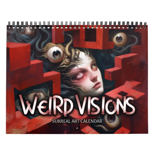 2026 Visões Estranhas Calendário de Horror Surreal (Capa)