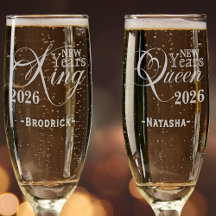 2027 Ano Novo Dele Dela Rei Rainha Personalizado