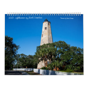 2027: Calendário de Faróis da Carolina do Norte Gr