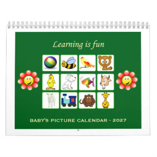2027- Calendário Infantil (Imagens)