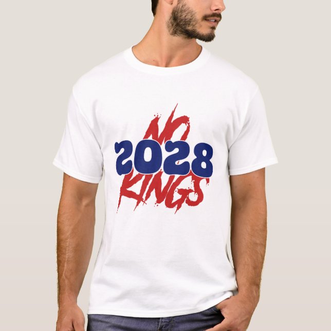 2028 No Kings Design | Anti-Establishment T-Shirt (Frente)
