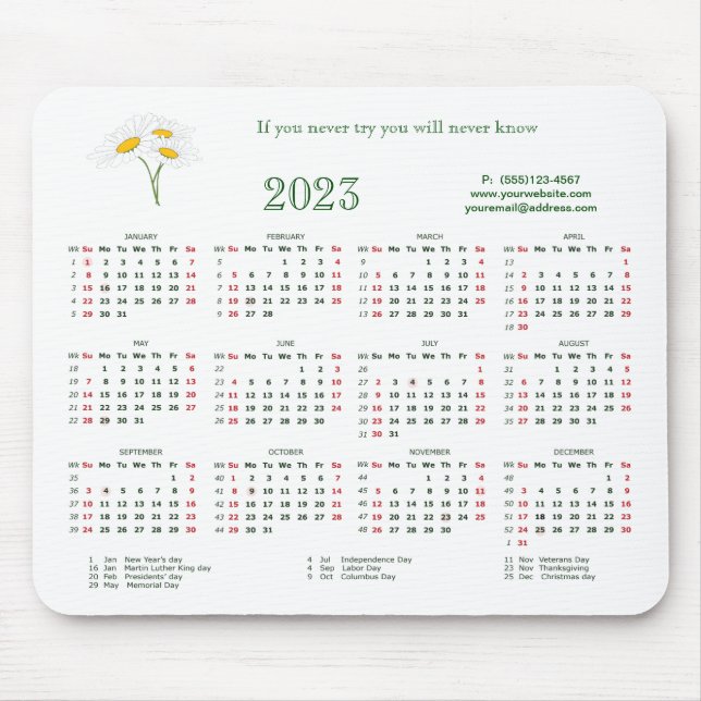 202 Se nunca tentar nunca saberá o Mouse Pad (Frente)