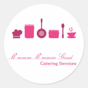 20 - 1,5" Catering - Adesivos para cozinheiros