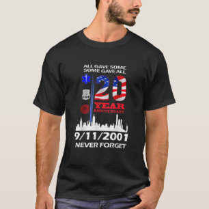 20 anos Aniversário 9/11 T-Shirt